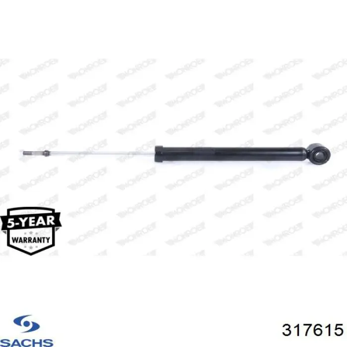 317615 Sachs Амортизатор задній, правий