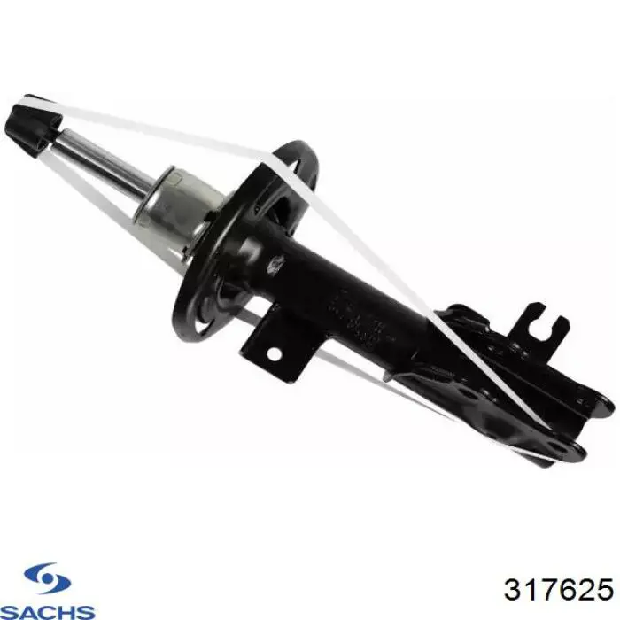 Амортизатор передній, правий Sachs 317625 ціна, від 65.22 USD