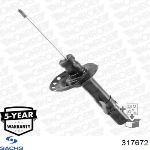 317672 Sachs Амортизатор передньої підвіски