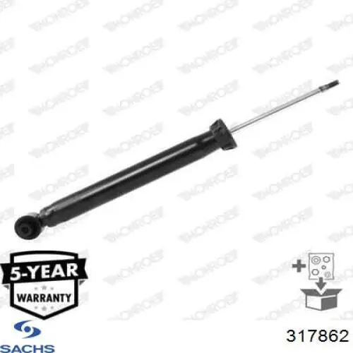 Амортизатор задній Sachs 317862 ціна, від 63.21 USD