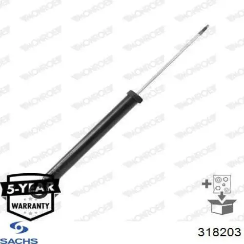 Купити 318203 Sachs Стійка амортизатора задня