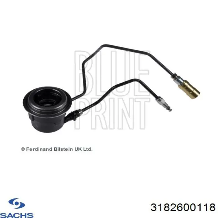 Робочий циліндр зчеплення в зборі з вижимним підшипником Sachs 3182600118