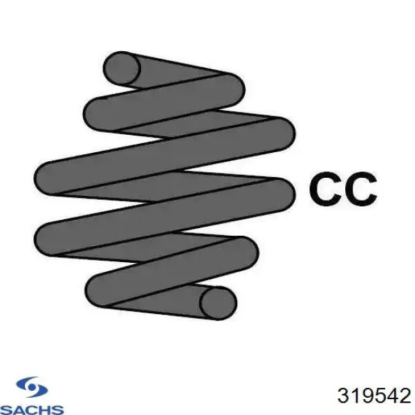 Купити 319542 Sachs Амортизатор передньої підвіски