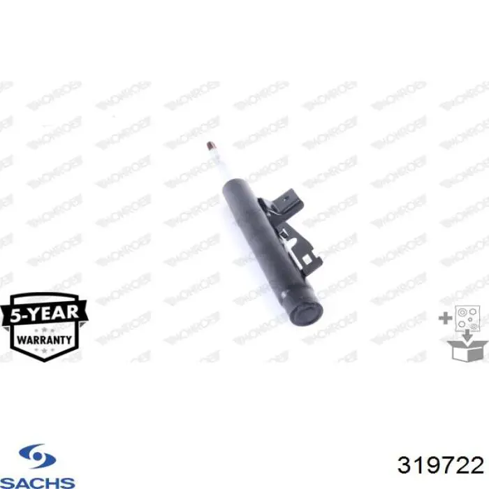 Купити 319722 Sachs Амортизатор передньої підвіски