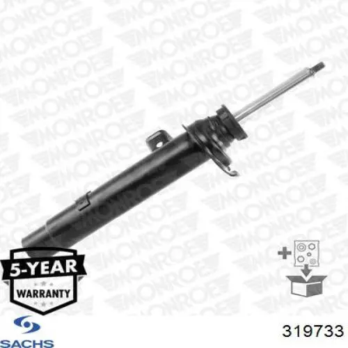 Стойка амортизатора передняя Sachs 319733 ціна, від 93.59 USD