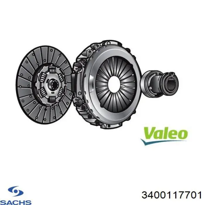 Зчеплення 3400117701 Sachs