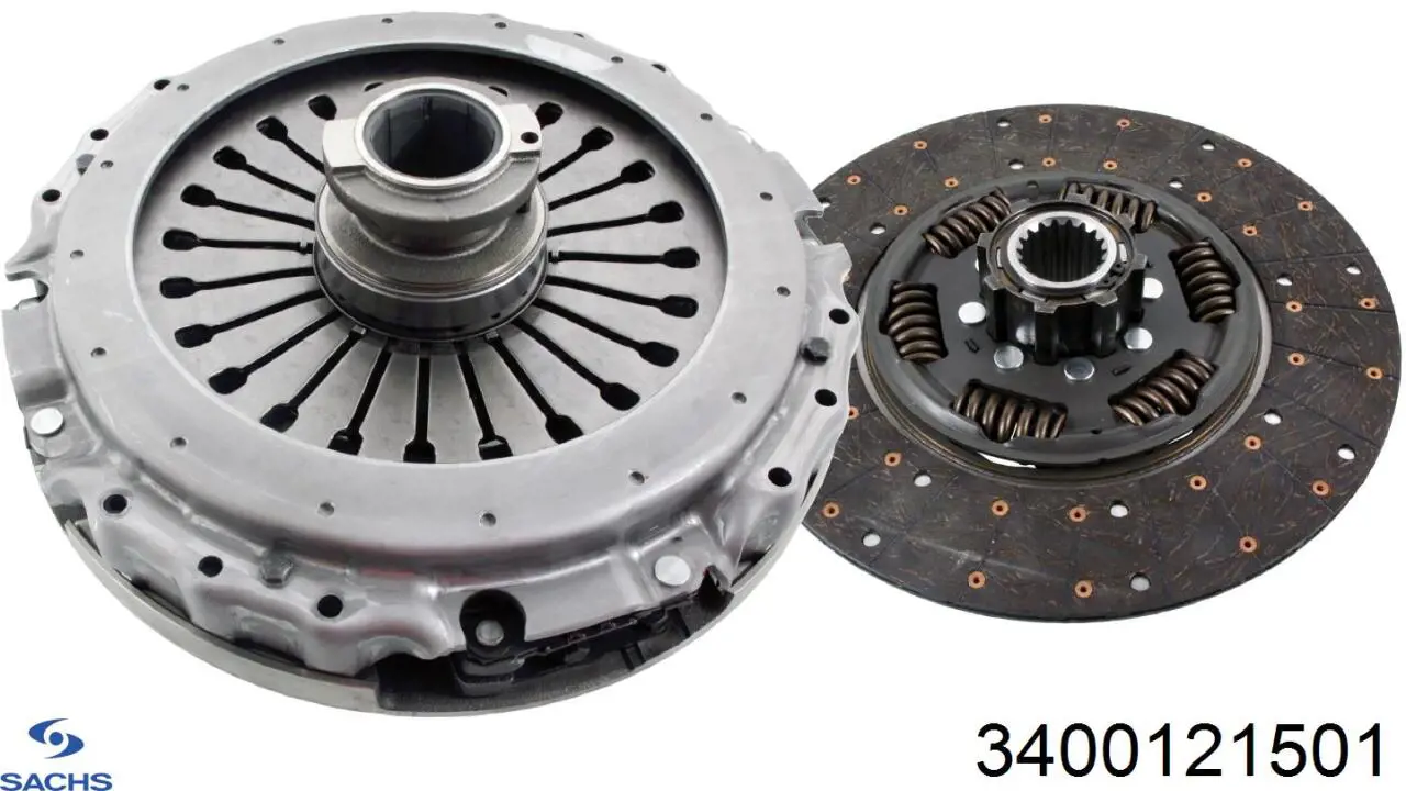 3400700649 Sachs Зчеплення в зборі