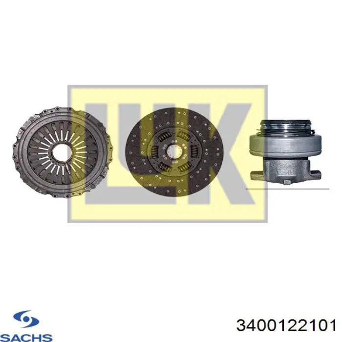 3400122101 Sachs Зчеплення в зборі