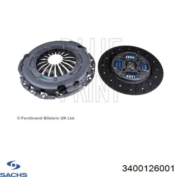 Комплект зчеплення (3 частини) Sachs 3400126001 ціна, від 127.55 USD