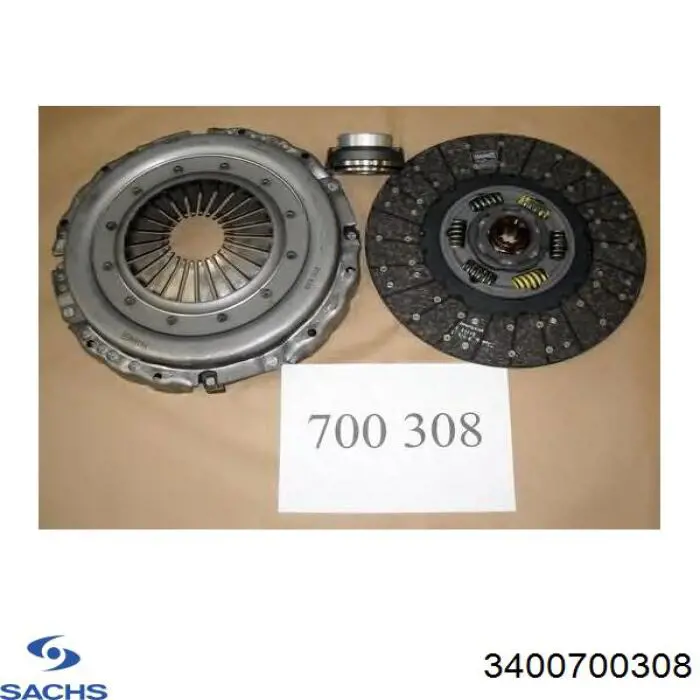 Купити 3400700308 Sachs Комплект зчеплення (диск, корзина, підшипник)