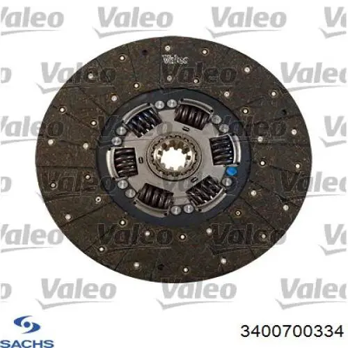 Купити 3400700334 Sachs Комплект зчеплення (диск, корзина, підшипник)