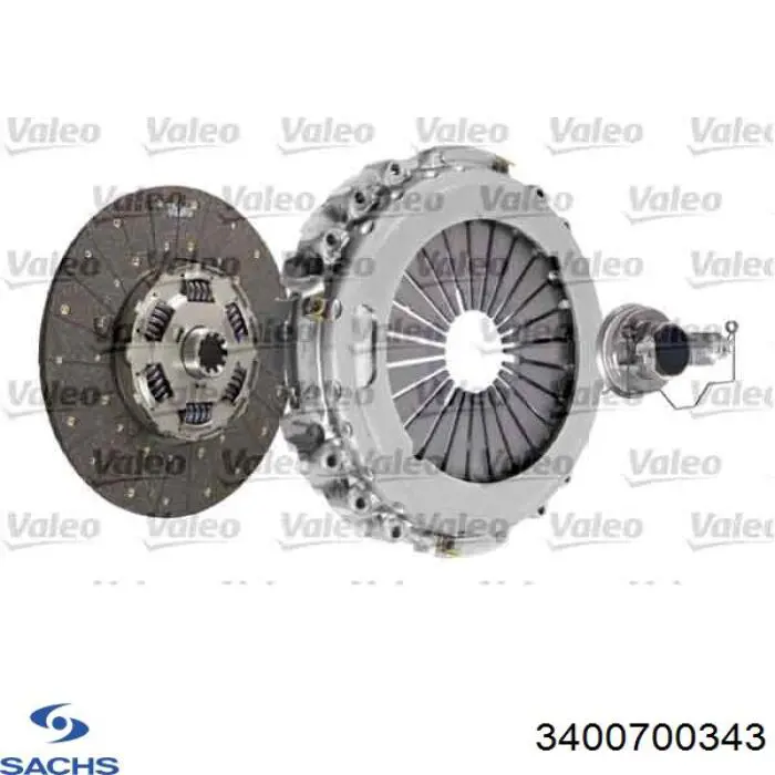 Комплект зчеплення (3 частини) Sachs 3400700343 ціна, від 718.94 USD