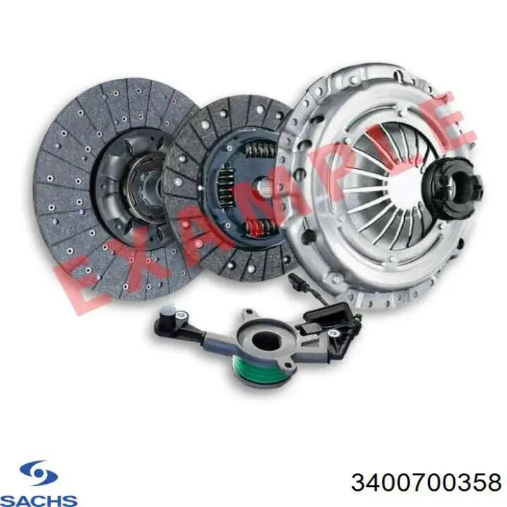 3400700358 Sachs Зчеплення в зборі