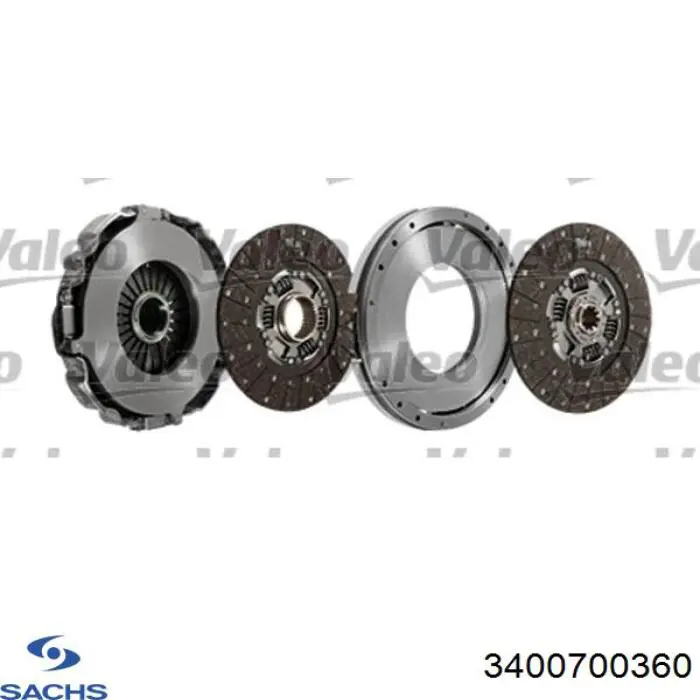 Купити 3400700704 Sachs Комплект зчеплення (диск, корзина, підшипник)