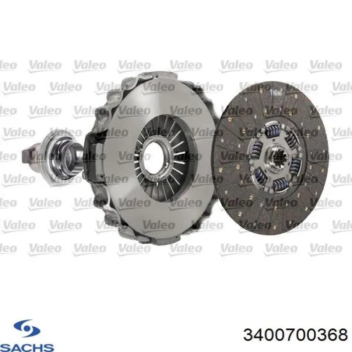 Комплект зчеплення (3 частини) Sachs 3400700368 ціна, від 701.59 USD