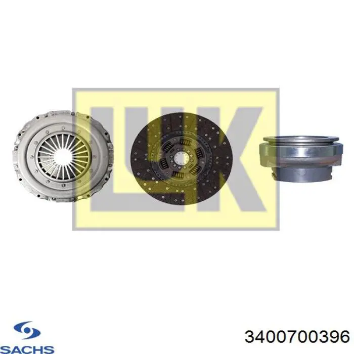 Купити 3400700396 Sachs Комплект зчеплення (диск, корзина, підшипник)