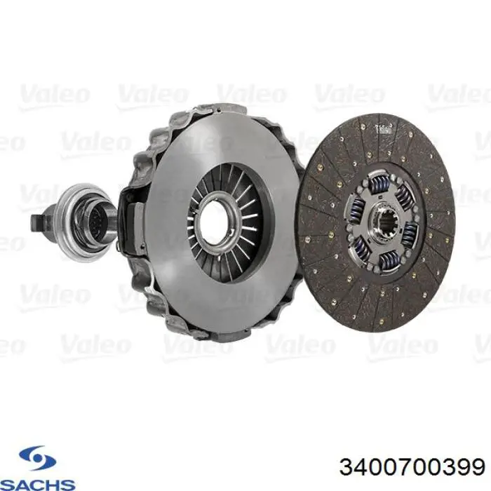Купити 3400700399 Sachs Комплект зчеплення (диск, корзина, підшипник)
