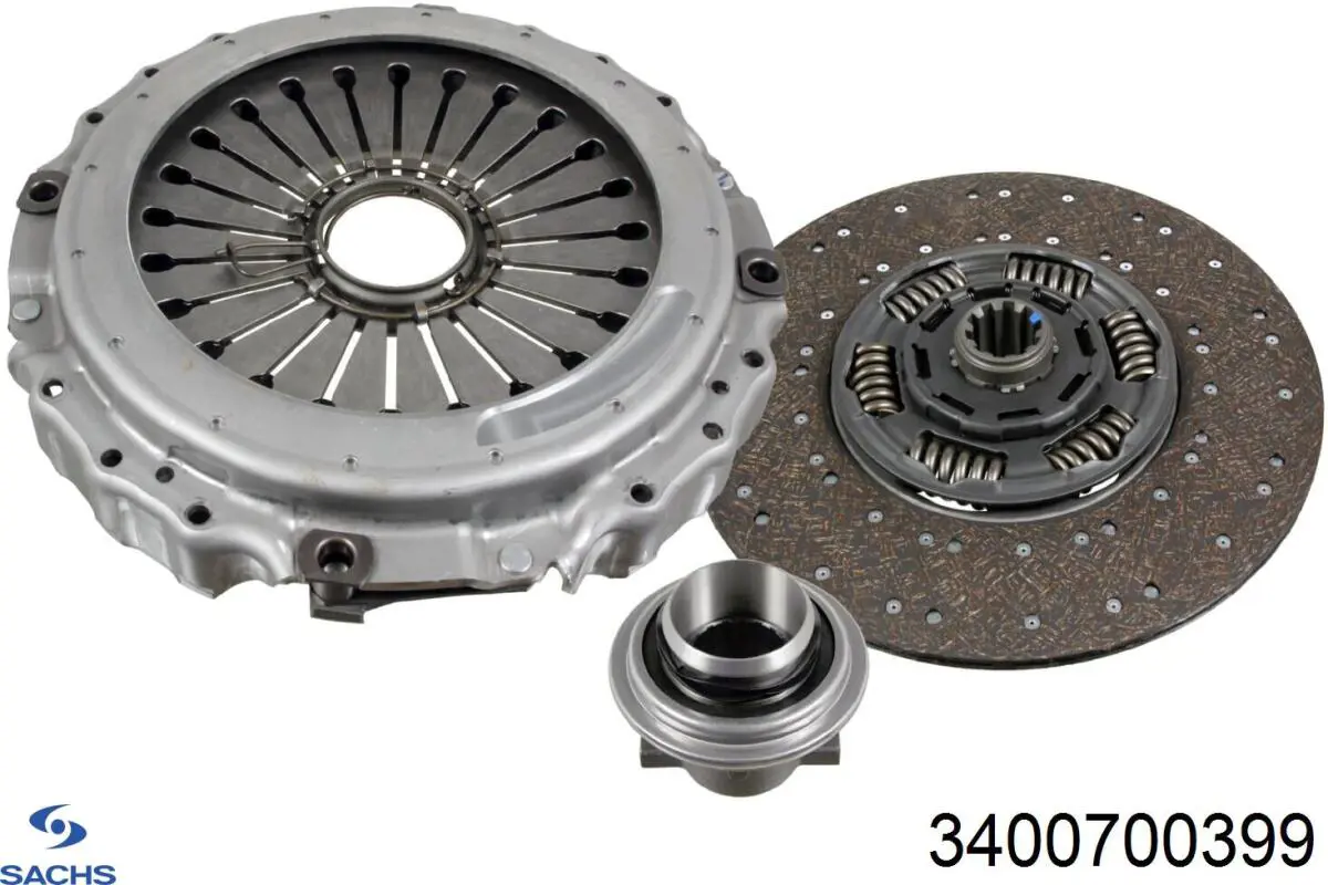 Комплект зчеплення (3 частини) Sachs 3400700399 ціна, від 764.55 USD