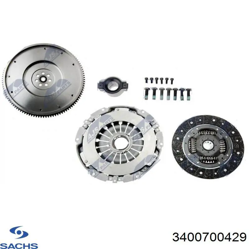 Комплект зчеплення (3 частини) Sachs 3400700429 ціна, від 329.95 USD