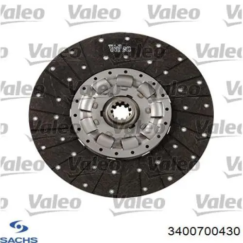 Комплект зчеплення (3 частини) Sachs 3400700430 ціна, від 494.32 USD