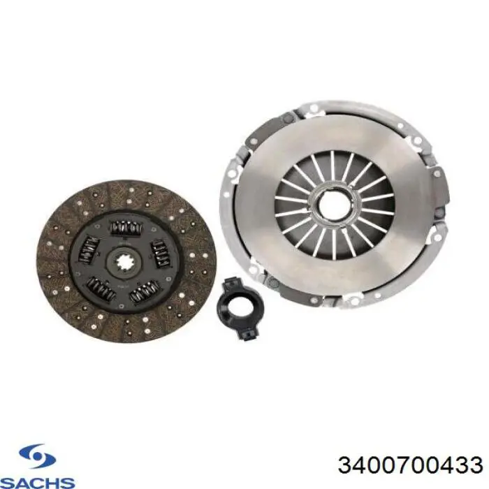 Комплект зчеплення (3 частини) Sachs 3400700433 ціна, від 129.69 USD