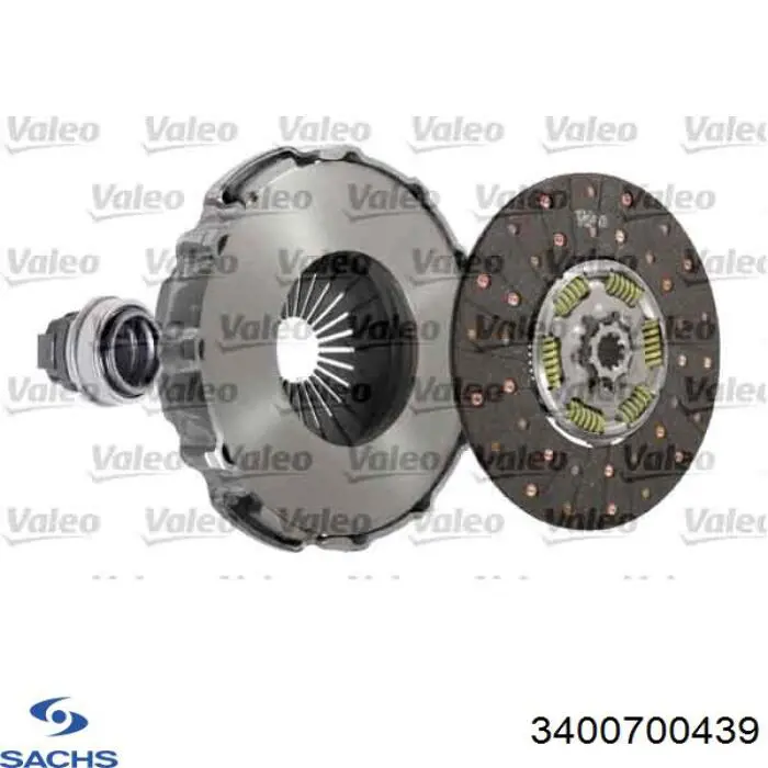 Комплект зчеплення (3 частини) Sachs 3400700439 ціна, від 747.67 USD