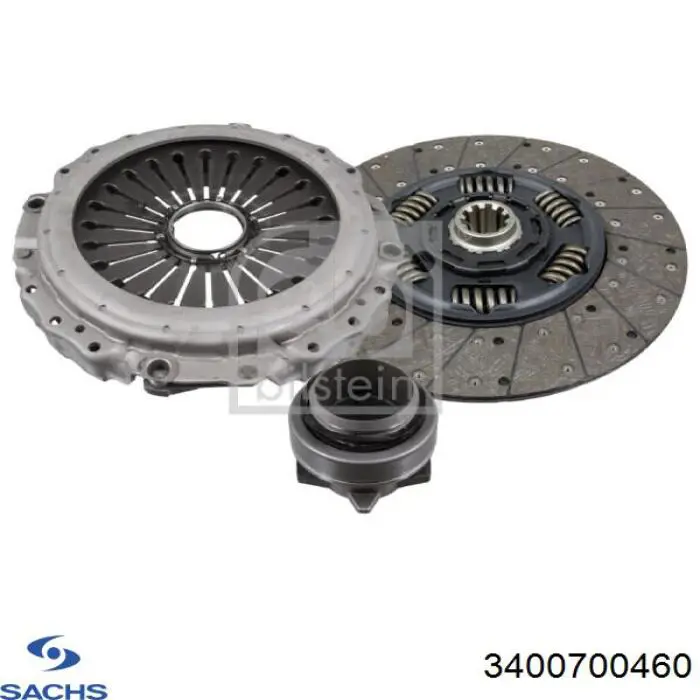 Комплект зчеплення (3 частини) Sachs 3400700460 ціна, від 783.69 USD