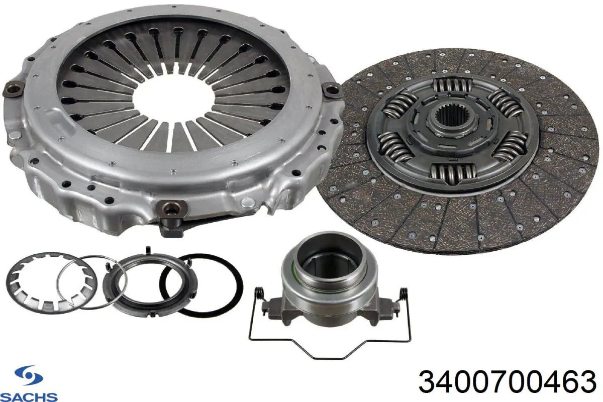 Комплект зчеплення (3 частини) Sachs 3400700463 ціна, від 819.48 USD