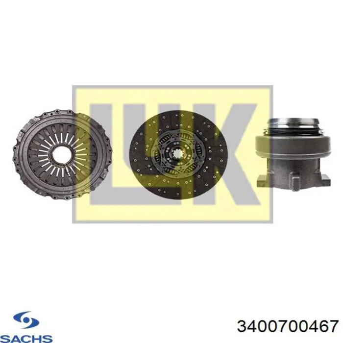 3400700467 Sachs Зчеплення в зборі