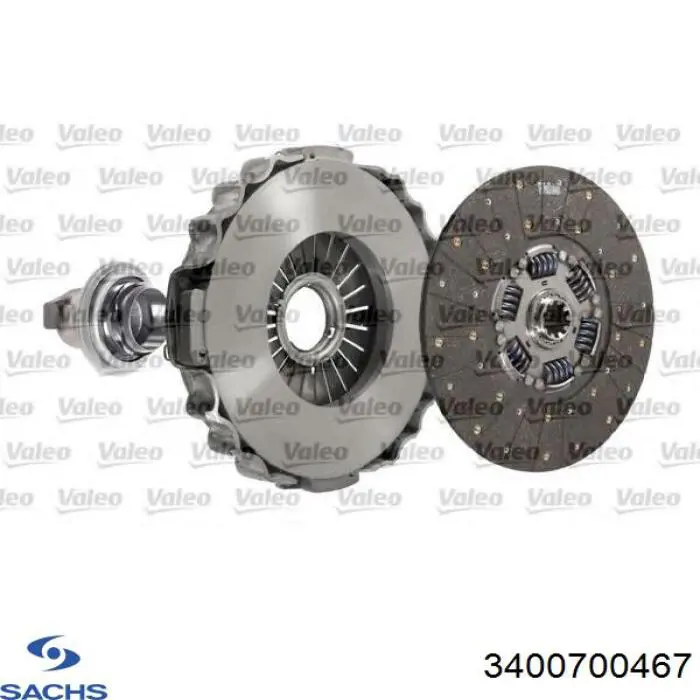 Купити 3400700467 Sachs Комплект зчеплення (диск, корзина, підшипник)