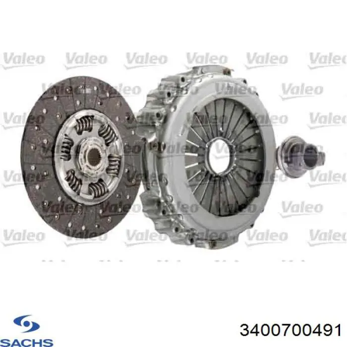 3400700491 Sachs Зчеплення в зборі