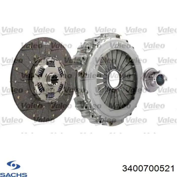 Комплект зчеплення (3 частини) Sachs 3400700521 ціна, від 622.53 USD
