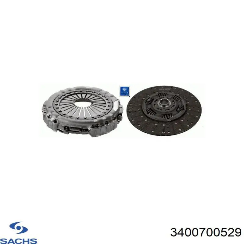 3400700563 Sachs Зчеплення в зборі