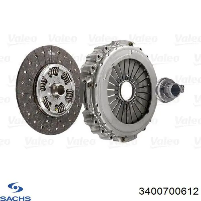 Купити 3400700612 Sachs Комплект зчеплення (диск, корзина, підшипник)