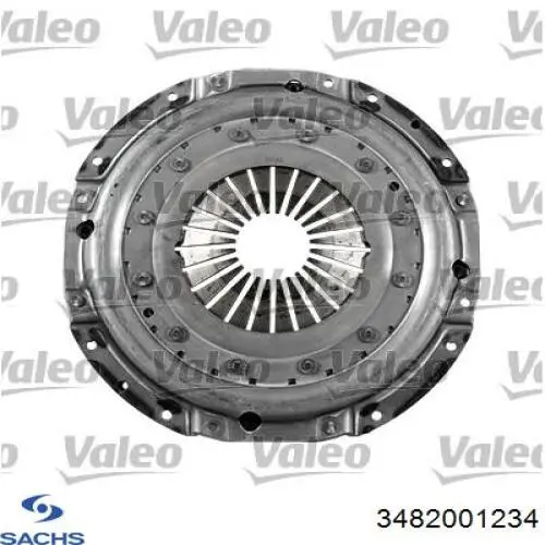 Пелюстковий кошик зчеплення Sachs 3482001234 ціна, від 504.70 USD