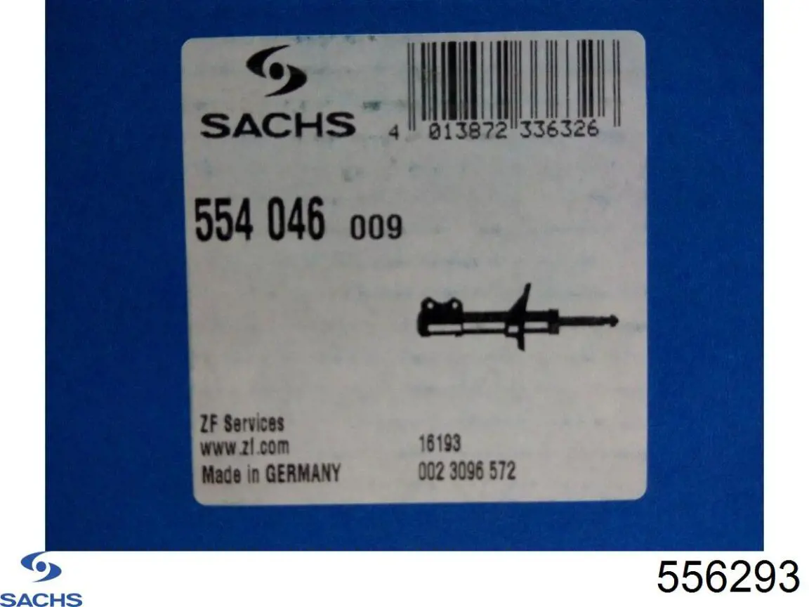556293 Sachs амортизатор передній