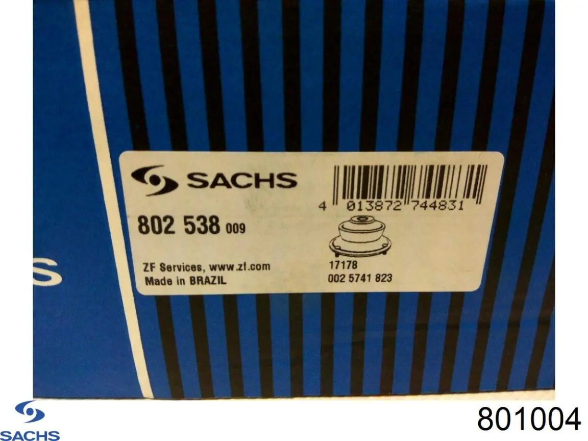 Підшипник опорний амортизатора, переднього 801004 Sachs