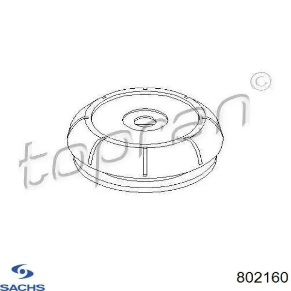 Подушка амортизатора переднього Sachs 802160