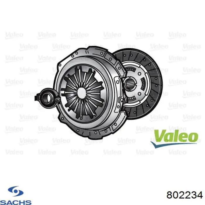 Опора стійки амортизатора переднього Sachs 802234 ціна, від 32.35 USD