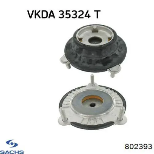 Опора амортизатора переднього 802393 Sachs
