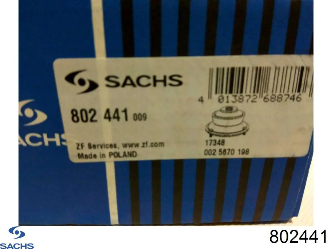 802441 Sachs Кріплення переднього амортизатора