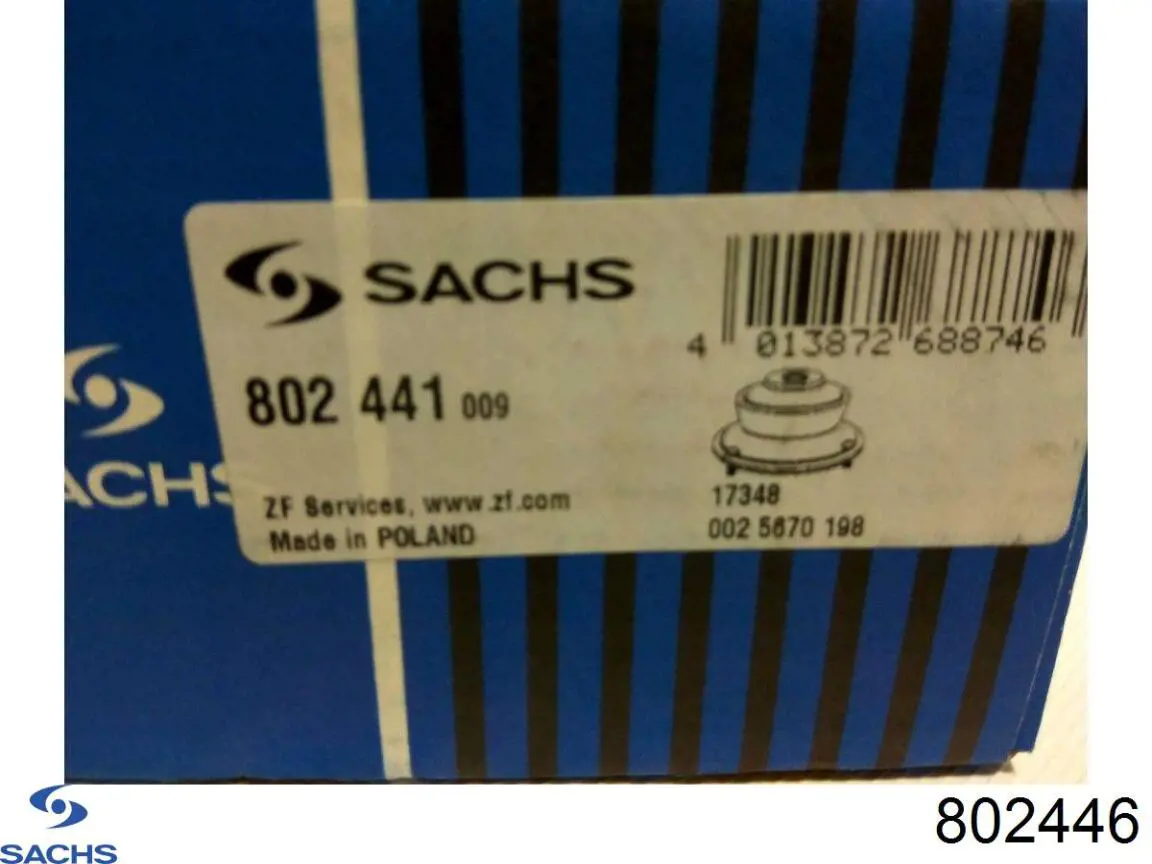 802446 Sachs Кріплення переднього амортизатора