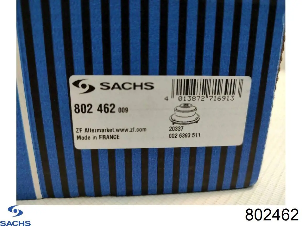 Купити 802462 Sachs Опора амортизатора заднього