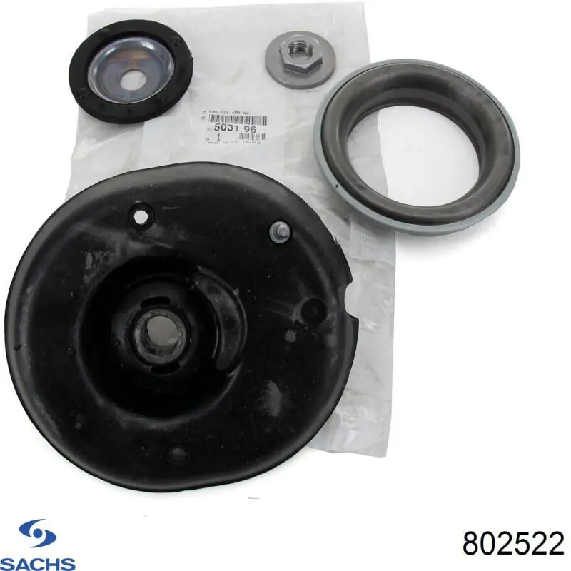 Опора стійки амортизатора переднього Sachs 802522 ціна, від 31.49 USD