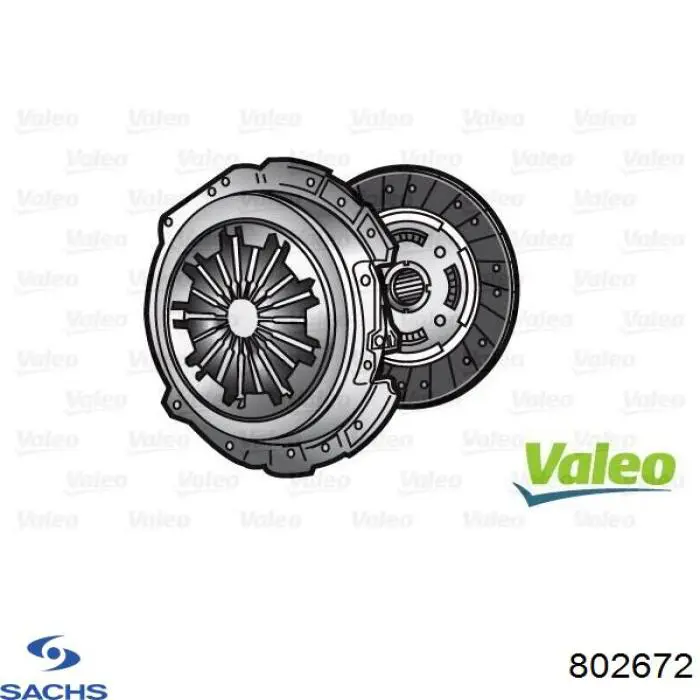 Опора стійки амортизатора переднього Sachs 802672 ціна, від 46.63 USD