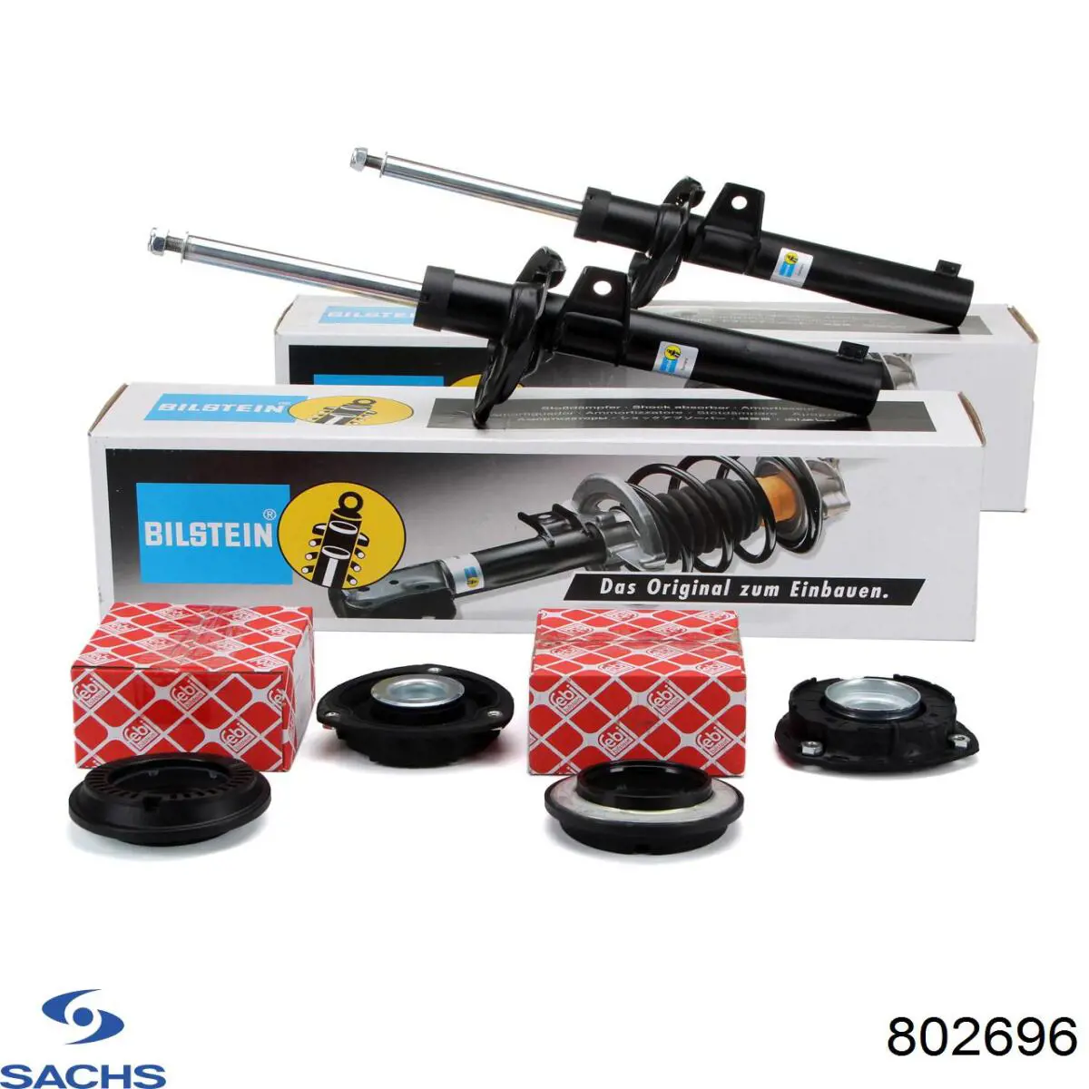 Опора стійки амортизатора переднього Sachs 802696 ціна, від 17.72 USD