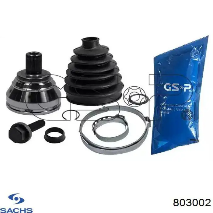 Опора стійки амортизатора переднього Sachs 803002 ціна, від 13.20 USD