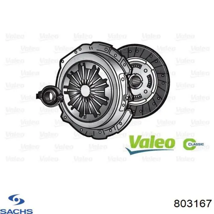 Опора амортизатора переднього лівого Sachs 803167 ціна, від 58.31 USD