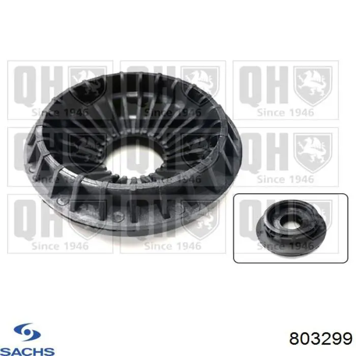 Подушка амортизатора переднього Sachs 803299