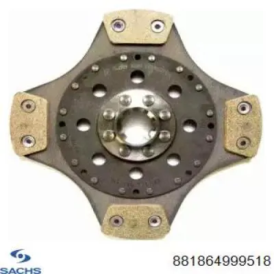 Зчеплення Sachs 881864999518 ціна, від 435.12 USD
